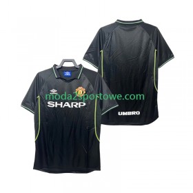 Koszulka Manchester United 1999 Retro Trzeci Stroje Piłkarskie 1998 Krótki Rękaw